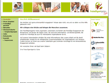 Tablet Screenshot of freiwilligenagentur.syke.de